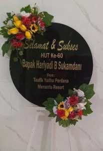 Papan Akrilik Ucapan Ulang Tahun Fak Fak